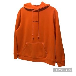 PacSun Pullover Hoodie Los Angeles Logo Size M Color Orange Unisex